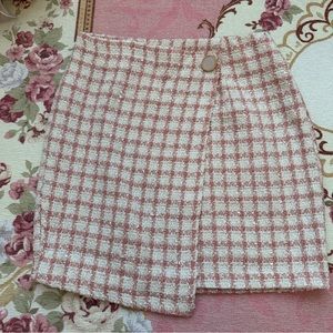 Cute Winter Tweed pink skirt 🩷🎀
